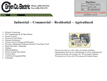 Tablet Screenshot of greencountyelectric.com